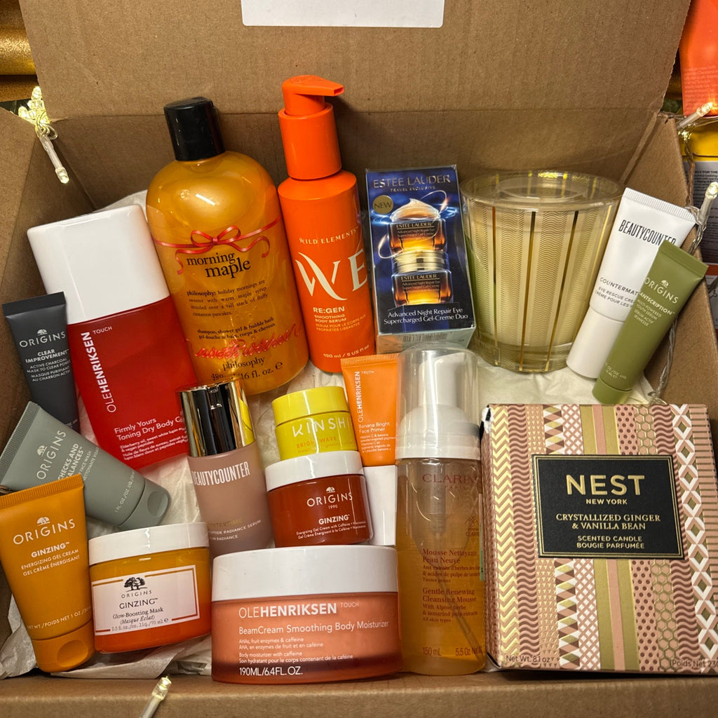 $1200 High End Sephora & ULTA Luxury Brand Name Cosmetic Lot - Give + GlowLux Beauty Starter Box