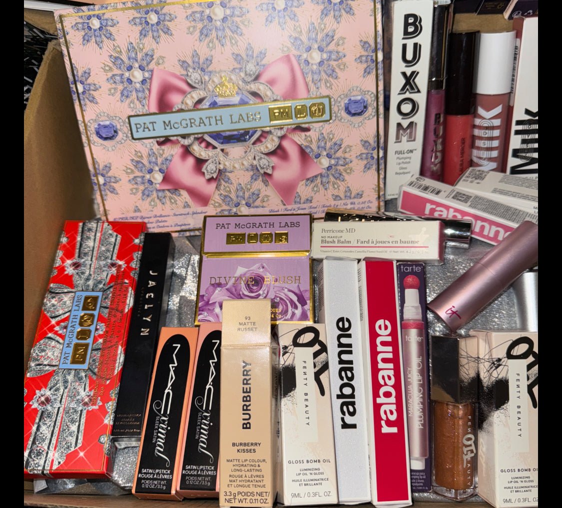 $1200 High End Sephora & ULTA Luxury Brand Name Cosmetic Lot - Give + GlowLux Beauty Starter Box