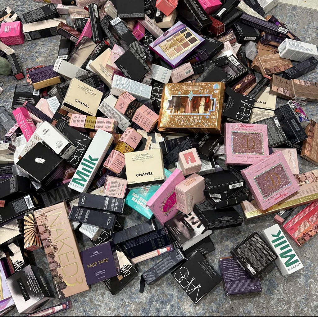 $1700 High End Sephora & ULTA Luxury Brand Name Cosmetic Lot - Give + GlowMedium Lux Box
