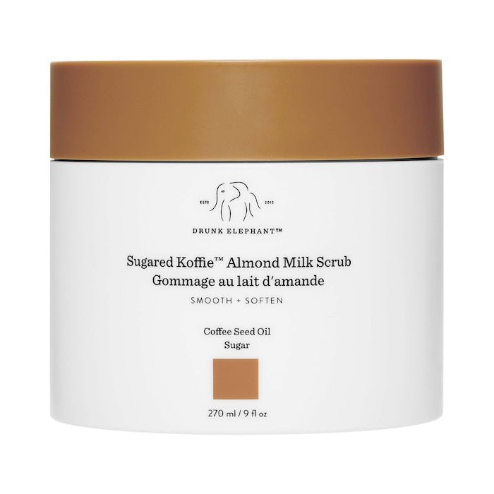 Drunk Elephant ‘Sugar Koffee’ Seed Oil Almond Body Scrub 9 Fl oz - Give + GlowShower scrub