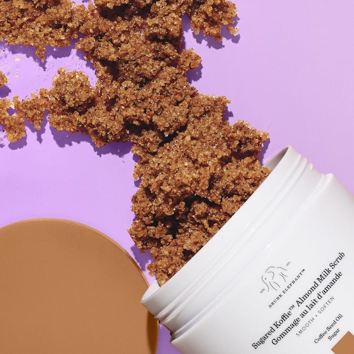 Drunk Elephant ‘Sugar Koffee’ Seed Oil Almond Body Scrub 9 Fl oz - Give + GlowShower scrub