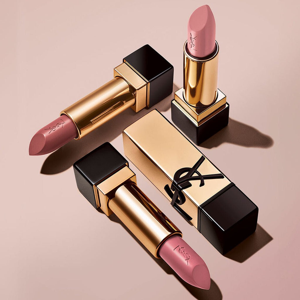 EXCLUSIVE & NEW YSL The Bold Intense Colour Shine Lipstick ROUGE PUR COUTURE 16 Rosewood Encounter NUDE - Give + GlowLipstick