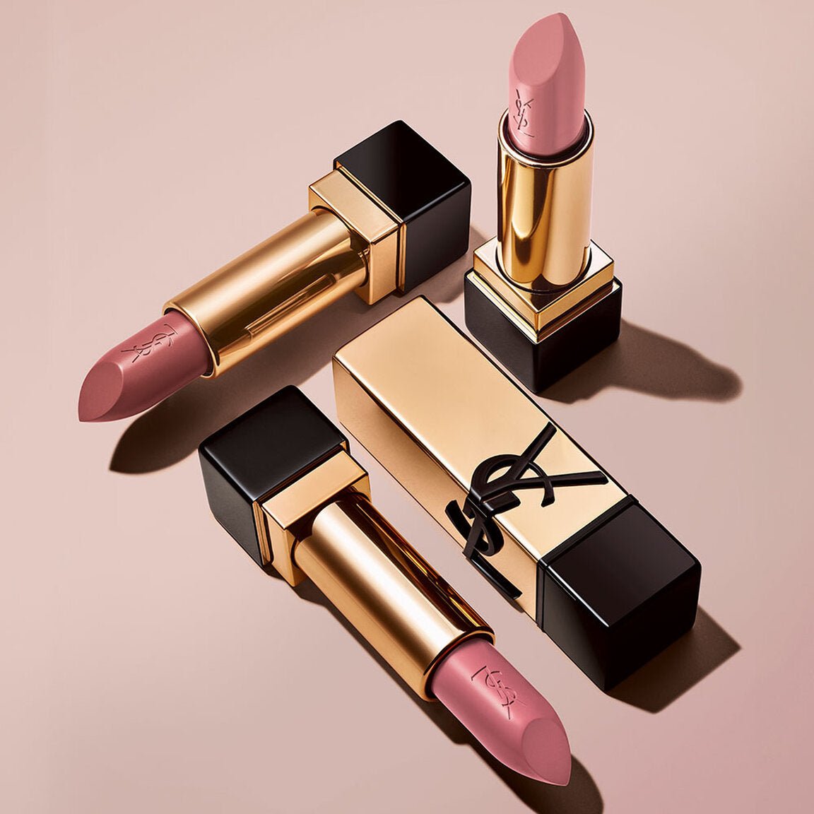 EXCLUSIVE & NEW YSL The Bold Intense Colour Shine Lipstick ROUGE PUR COUTURE 16 Rosewood Encounter NUDE - Give + GlowLipstick