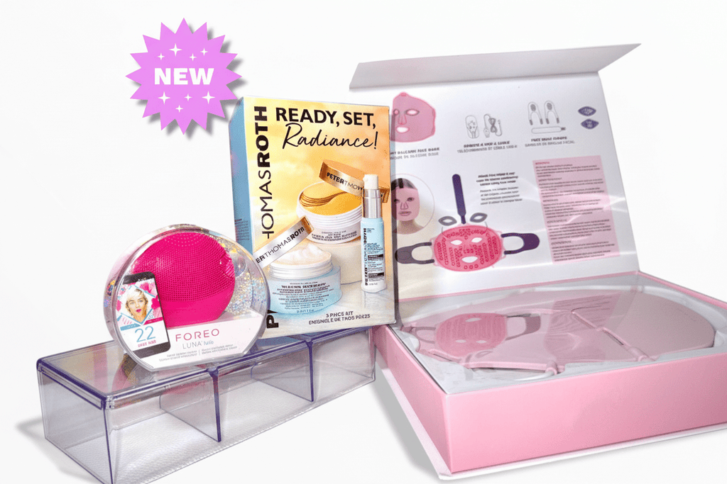 FOREO LUNA™ fofo + LED Silicone Face Mask + Peter Thomas Roth Water Drench Luxury Skincare Sephora Brand Name Lot🎁 - Give + GlowMini Glow Lots