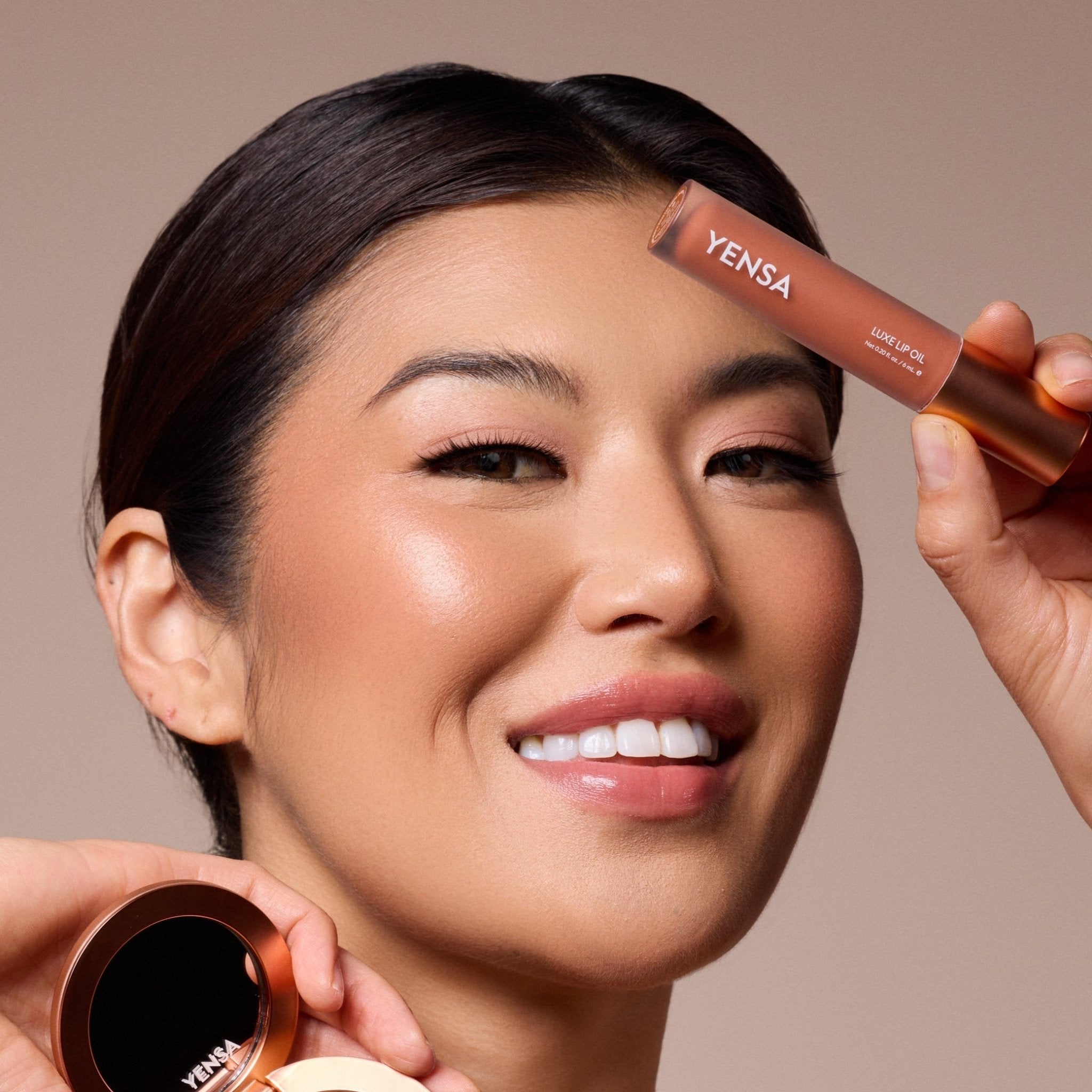 Luxe Lip Nourishing Oil with Hyaluronic + Vitamin E - Give + GlowLip Oil