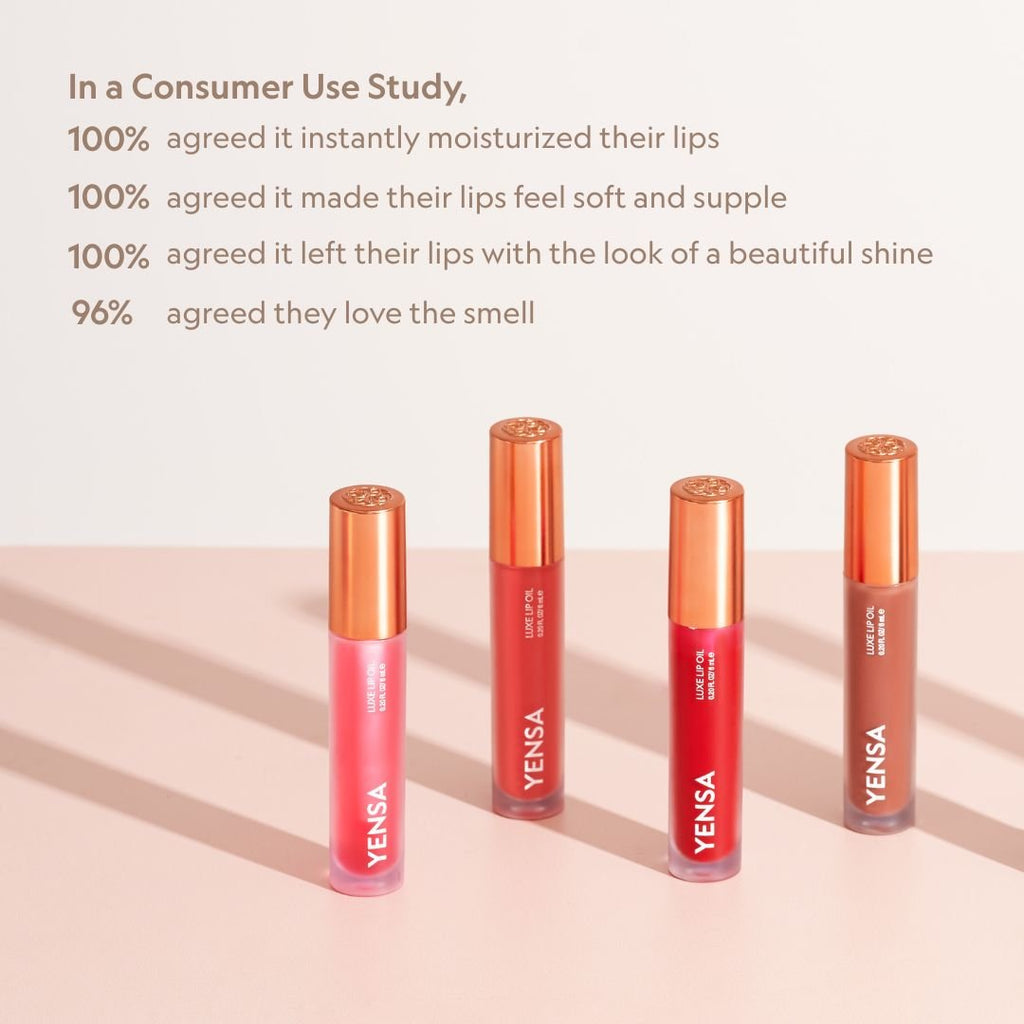 Luxe Lip Nourishing Oil with Hyaluronic + Vitamin E - Give + GlowLip Oil
