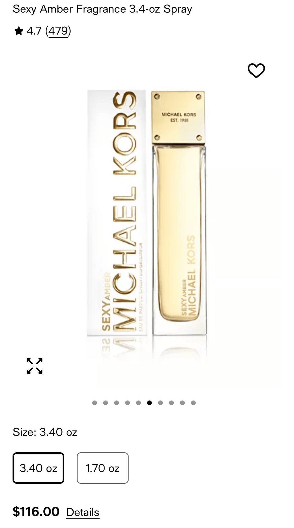 Michael Kors Sexy Amber Perfume 3.4 oz EDP Spray for WOMEN NEW Authentic Full Size - Give + GlowVanilla scent