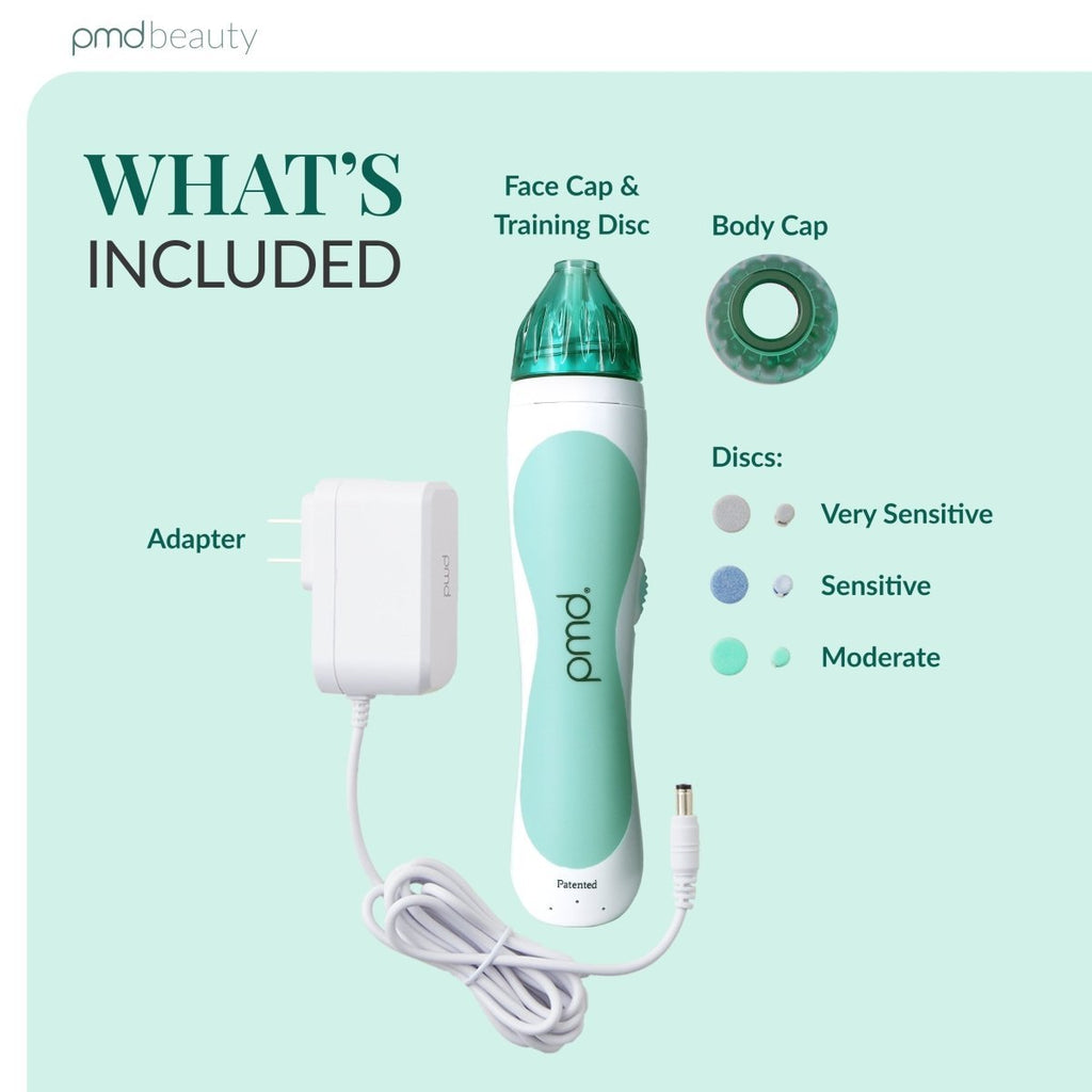 PMD Personal Microderm Classic Device – At - Home Microdermabrasion Tool Exfoliation Kit NEW Authentic - Give + Glow