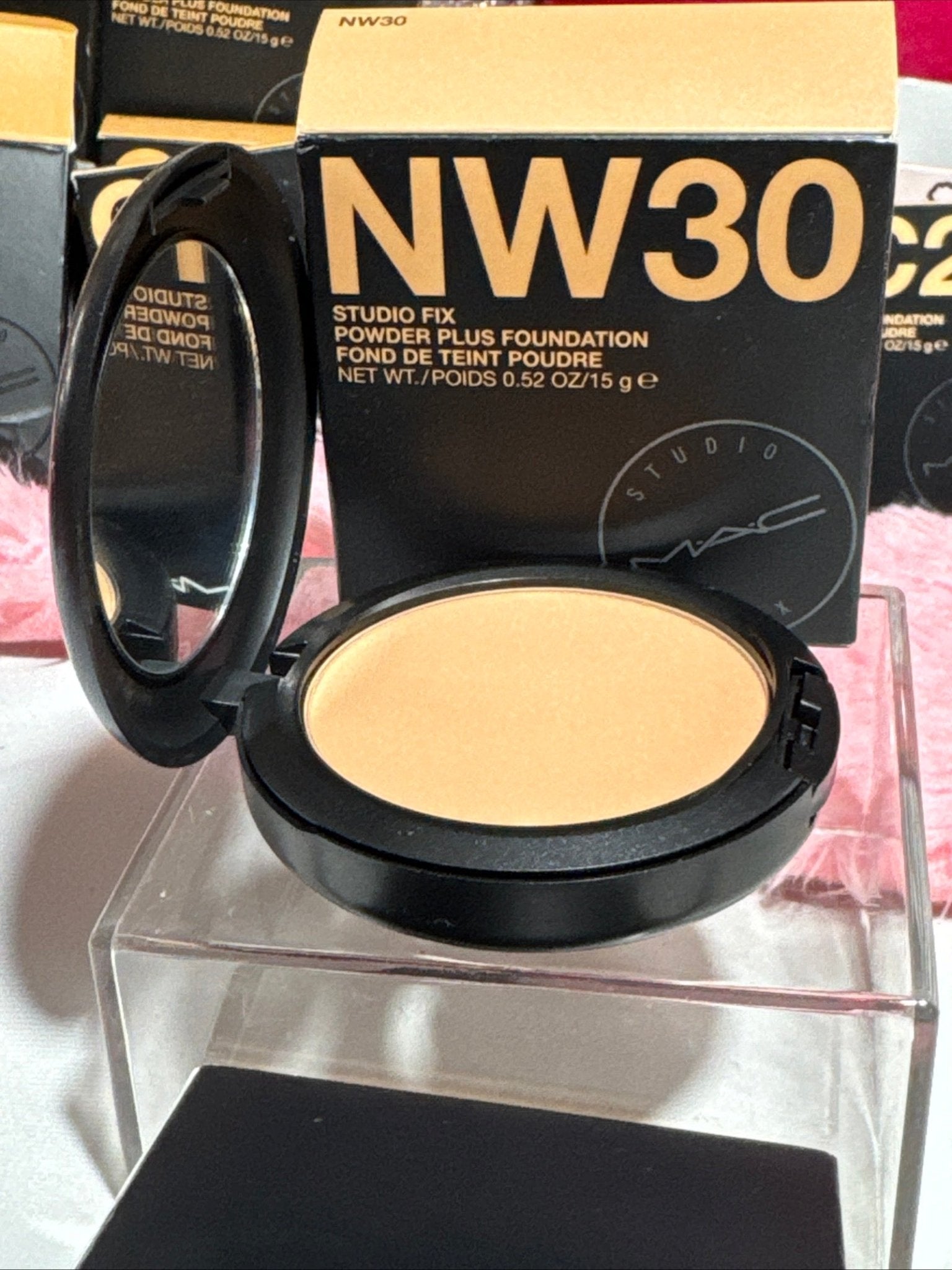 SELLING FAST! MAC Studio Fix Full Size Original Formula with TALC - Give + GlowFoundation