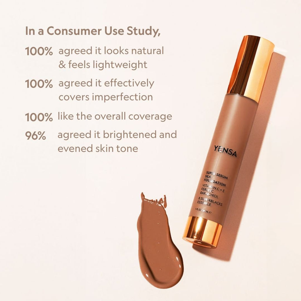Super Serum Silk Natural Glow Hydrating Peptide Foundation for Radiant Skin - Give + GlowFoundation