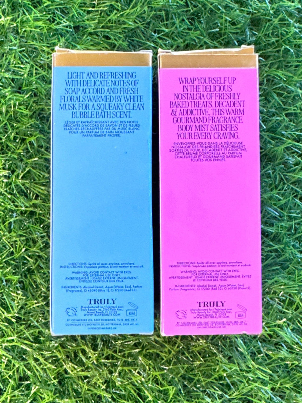 Truly Beauty Glazed Donut & Clean Girl Perfume Mists lot of 2 - Give + GlowBody Spray