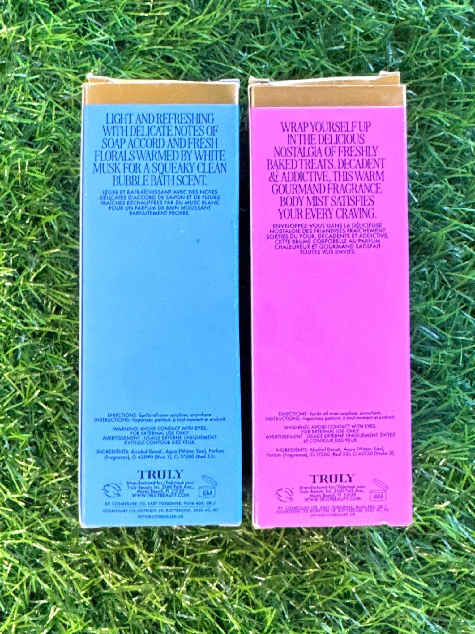 Truly Beauty Glazed Donut & Clean Girl Perfume Mists lot of 2 - Give + GlowBody Spray